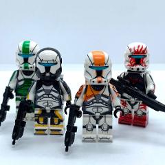 4pcs Star Wars Delta Squad Boss, Sev, Fixer & Scorch Minifigures
