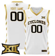Custom Iowa State Cyclones Jersey Lightweight Basketball Stitc...