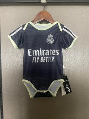 Real Madrid 2025-26 Away Tiny Fan Style Soccer Baby Bodysuit  ...