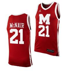 Joemel McNair Jersey #21 Morehouse College Tigers Replica Bask...
