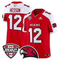 Henry Hesson Jersey #12 Miami OH RedHawks 2025 Vapor Limited S...
