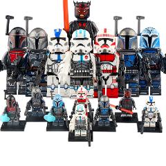 8PCS Star Wars Darth Maul Super Commandos Nite Owls Minifigures