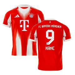 Harry Kane 9 Bayern Munich 2025-26 Home Jersey  Red