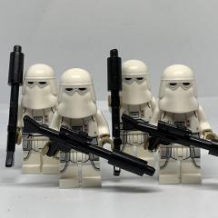 4pcs Star Wars Battle of Hoth Snowtroopers Minifigures Toy