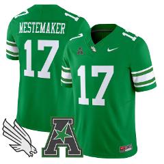 Drew Mestemaker Jersey #17 North Texas Mean Green 2025 Vapor S...