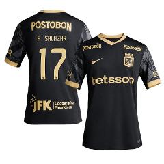 Andrs Salazar 17 Atltico Nacional 2025-26 Away Men Jersey  Black