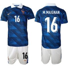 France #16 M.MAIGNAN Jerseys National Team x World Cup 2026 Ho...