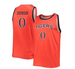 KD Johnson Jersey Auburn Tigers College Basketball Orange #0