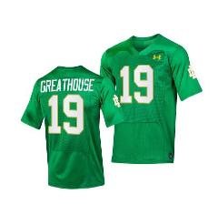 Notre Dame Fighting Irish Jaden Greathouse Jersey #19 Football...