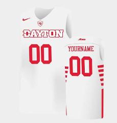 Custom Dayton Flyers Jersey Name and Number College Basketball...