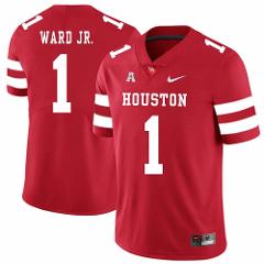 Men's Houston Cougars #1 Greg Ward Jr Jersey College Red