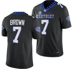 Men's Kentucky Wildcats Barion Brown Jersey #7 Alternate Footb...