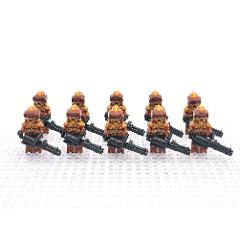 Star Wars Geonosis & Desert ARF Troopers 10 Minifigures Lot