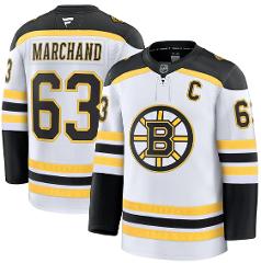 Brad Marchand Boston Bruins Home Premium Jersey -White