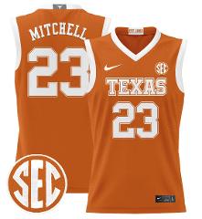 Dillon Mitchell Jersey #23 Texas Longhorns 2024 Lightweight Ba...
