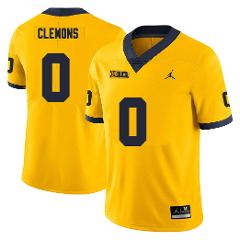Michigan Wolverines Darrius Clemons Jersey #0 College Football...