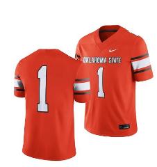 Oklahoma State Cowboys Jersey #1 College Football 2023 Game Or...
