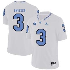 Men's North Carolina Tar Heels #3 Ryan Switzer Football NCAA J...
