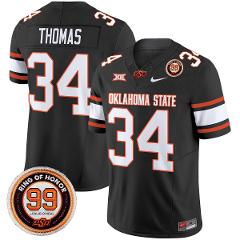 Thurman Thomas Jersey #34 Oklahoma State Cowboys 2025 Leslie O...