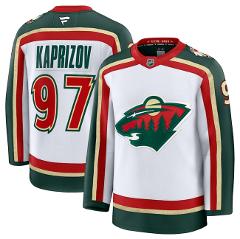 Men's Minnesota Wild #97 Kirill Kaprizov Jersey White 2025 25t...