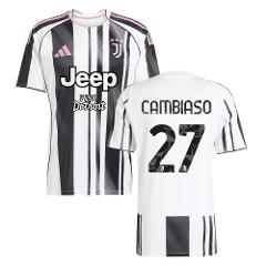 Andrea Cambiaso 27 Juventus 2025-26 Home Men Jersey  White