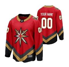 Vegas Golden Knights 00 Custom 2023 Special Edition Red Jersey...
