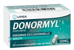 UPSA-Sleep-Donormyl Doxylamine 15mg - 10 Coated Tablets  