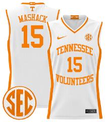 Jahmai Mashack Jersey #15 Tennessee Vols 2024 Lightweight Bask...