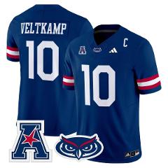Caden Veltkamp Jersey #10 Florida Atlantic Owls 2025 All Stitc...