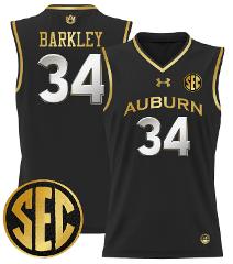 Charles Barkley Jersey #34 Auburn Tigers 2024 Lightweight Bask...