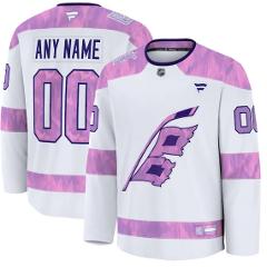 Carolina Hurricanes 2024 Hockey Fights Cancer Custom Practice ...