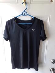 Under Armour Women's Bubble Tech Heather Short-Sleeve V-Neck T...