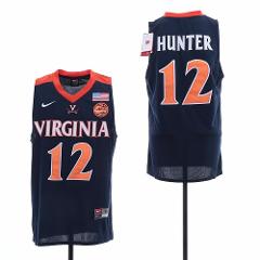 Men's Virginia Cavaliers #12 DeAndre Hunter NCAA Basketball Je...