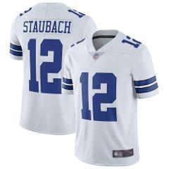 Men's Roger Staubach cowboys color rush jersey white