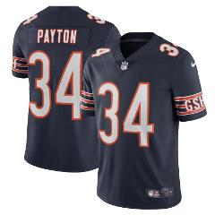Mens Walter Payton #34 Limited Football Jersey Navy