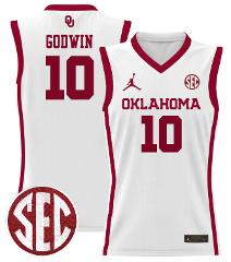 Sam Godwin Jersey #10 Oklahoma Sooners 2024 Lightweight Basket...