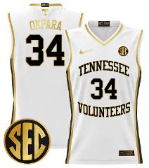 Felix Okpara Jersey #34 Tennessee Vols 2024 Lightweight Basket...