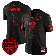 Behren Jersey #2 Texas Tech Red Raider Stranger Things Orange ...