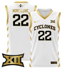 Milan Momcilovic Jersey #22 Iowa State 2024 Lightweight Basket...