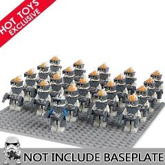 21PCS Star Wars 104th Wolfpack Clone Troopers Minifigure