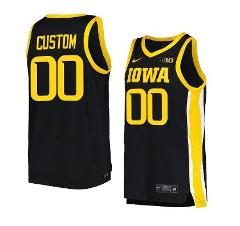 Custom Iowa Hawkeyes Basketball Jersey College Name and Number...