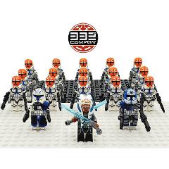 18PCS Star Wars Ahsoka Rex 332nd Clone Troopers Minifigures