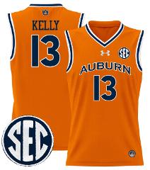 Miles Kelly Jersey #13 Auburn Tigers 2024 Lightweight Basketba...