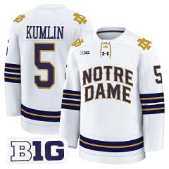 Axel Kumlin Jersey #5 Notre Dame Fighting Irish 2025-26 Premiu...