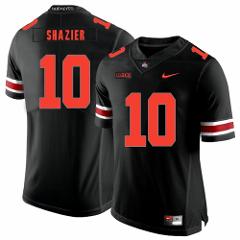 Men's Ohio State Buckeyes #10 Ryan Shazier Football Jersey Bla...