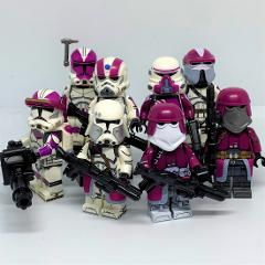 Star Wars Galactic Marines & Commander Bacara 8 Minifigures Lot