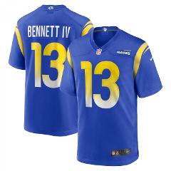 Mens Womens Youth Rams #13 Stetson Bennett Jersey Royal Blue