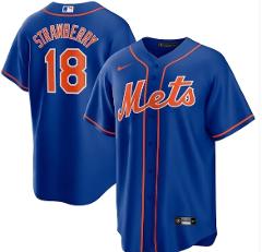 Darryl Strawberry New York Mets Jersey Royal