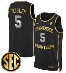 Zakai Zeigler Jersey #5 Tennessee Vols 2024 Swingman Basketbal...