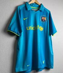 Ronaldinho #10 Barcelona 2007-08 Retro Away Jersey  Blue